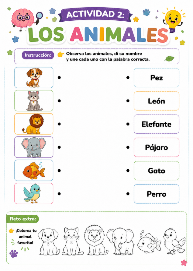 Página interior: Lenguaje y Comunicación